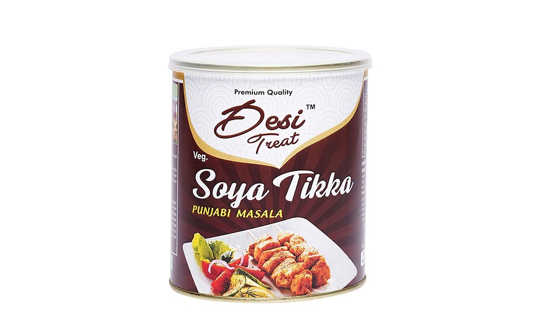 Desi Treat Veg. Soya Tikka Punjabi Masala   Tin  800 grams